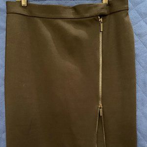 Zipper Pencil Skirt